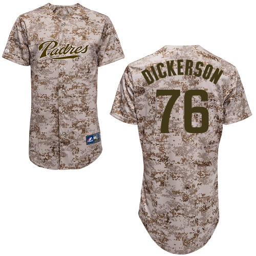 Alex Dickerson #76 mlb Jersey-San Diego Padres Women's Authentic Camo Baseball Jersey